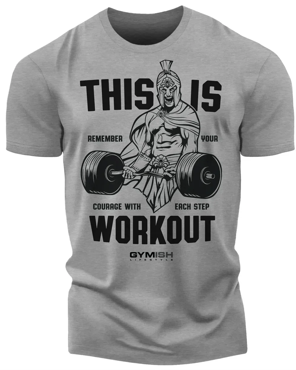 Letter Printed Sports T-Shirt for Men Short Sleeve Running Shirt Men's Workout Training T-Shirt