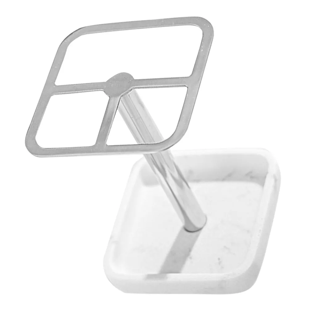 

Heavy Duty Stainless Steel Toothbrush Holder Stable Flat Base Toothbrush Stand for Bathroom Counter Office Desktop Dresser