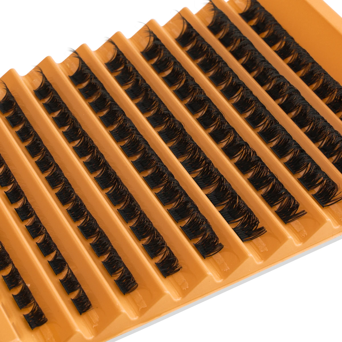 200 Cluster-Wimpernverlängerungen mit Werkzeug, 10 Reihen DIY-Wimpern-Set, vorgefertigtes Volumen 20D/50D, künstliche Wimpern für Make-up, Faux Clis – Detail 16