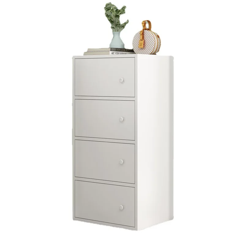 

#Modern Design Economical Small Narrow Multi-layer Wooden Shoe Cabinet Space-Saving Dustproof Rack Good-Looking Shoe Storage