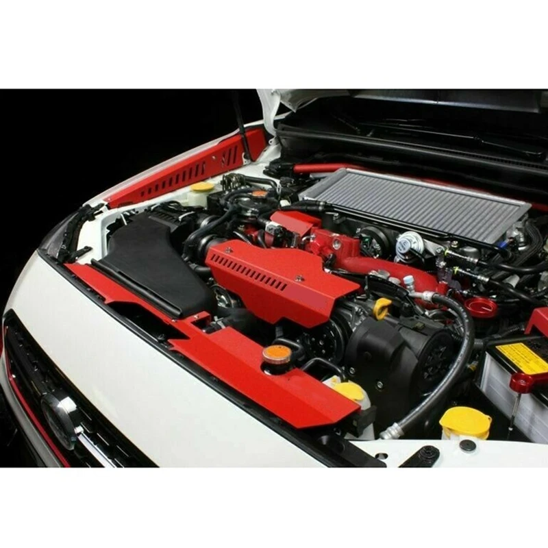 A01K-Fender Shrouds Kit Panel Plate Engine Bay With Hardware For Subaru WRX & Sti 2015-2020