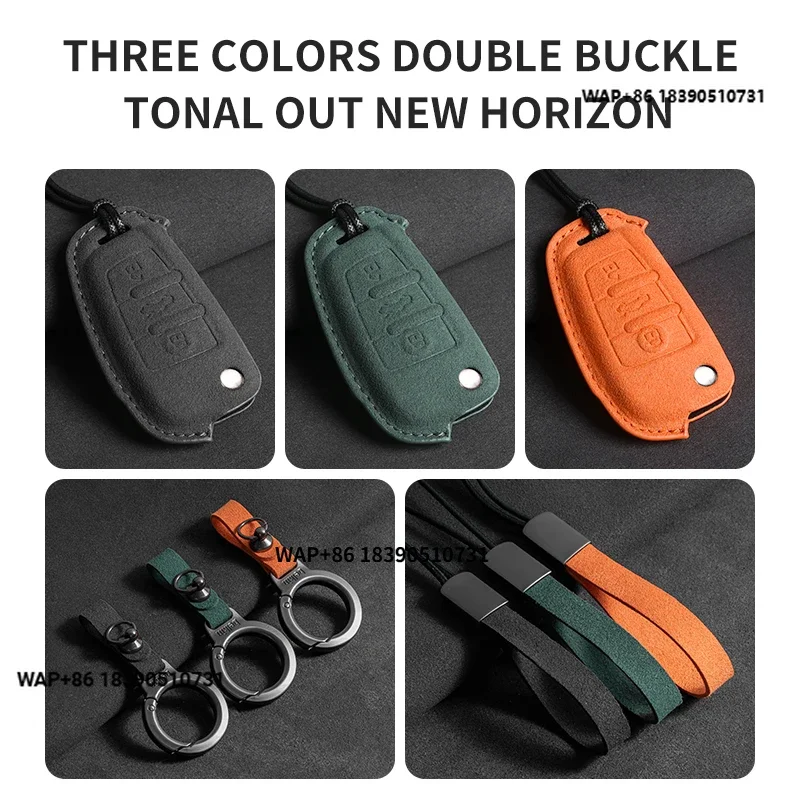 

Foldable Leather Car Key Bag for A3/A4/A5/A6/A6L/A7/A8/Q2/Q3/Q5L/Q7/Q8