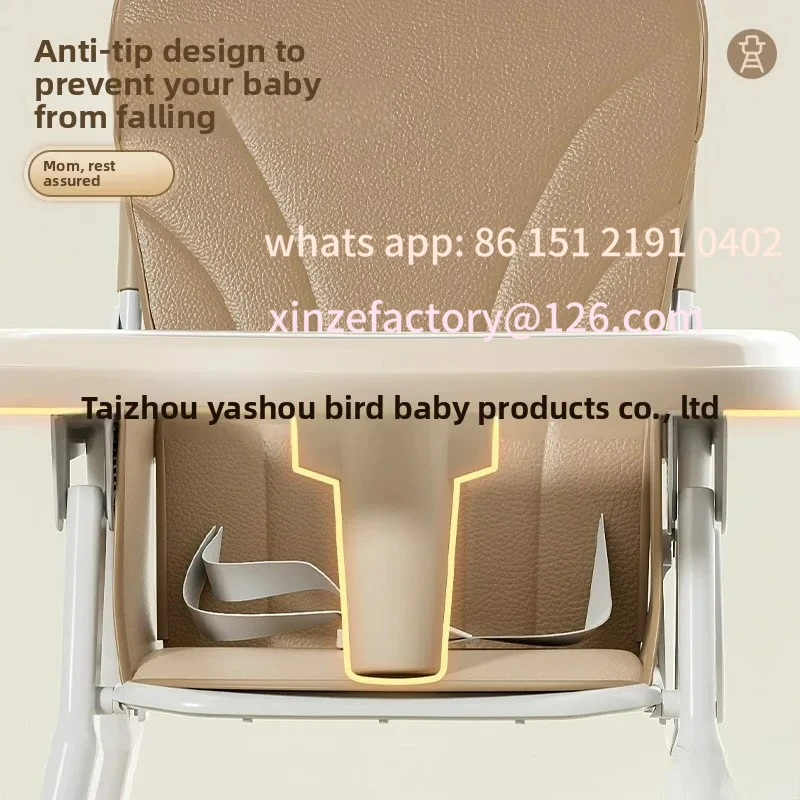 Customizable  Dining Chair Foldable Hotel Portable Children's Multifunctional  Eating