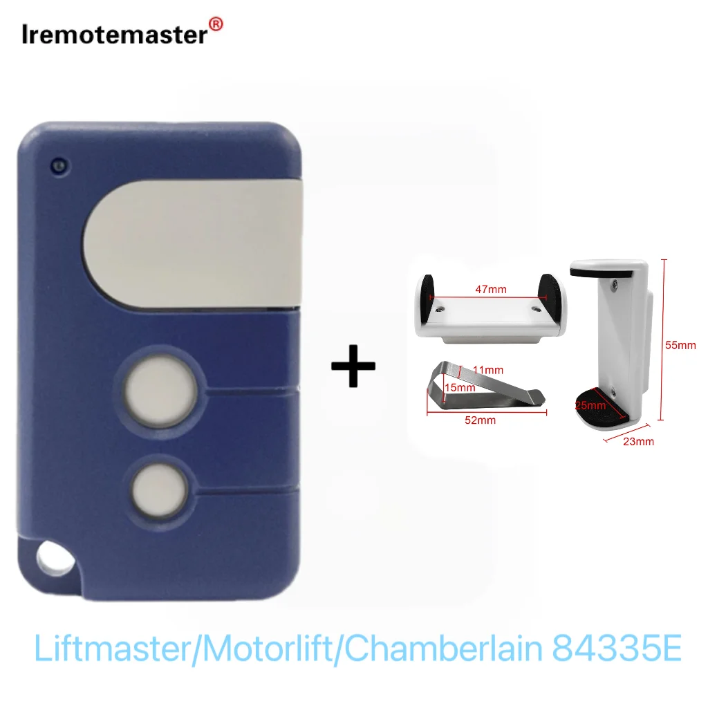 For Liftmaster Motorlift Chamberlain 84335E 84333EML c945 Remote Control Sun Shade Clip 433.92MHz Rolling Code Gate door Openers