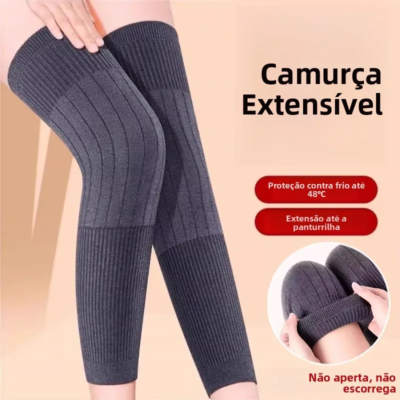 joelheiras-longas-antiderrapantes-e-acolchoadas-para-protecao-no-inverno-unissex-para-ciclismo-patinacao-tenis-e-mais-pr