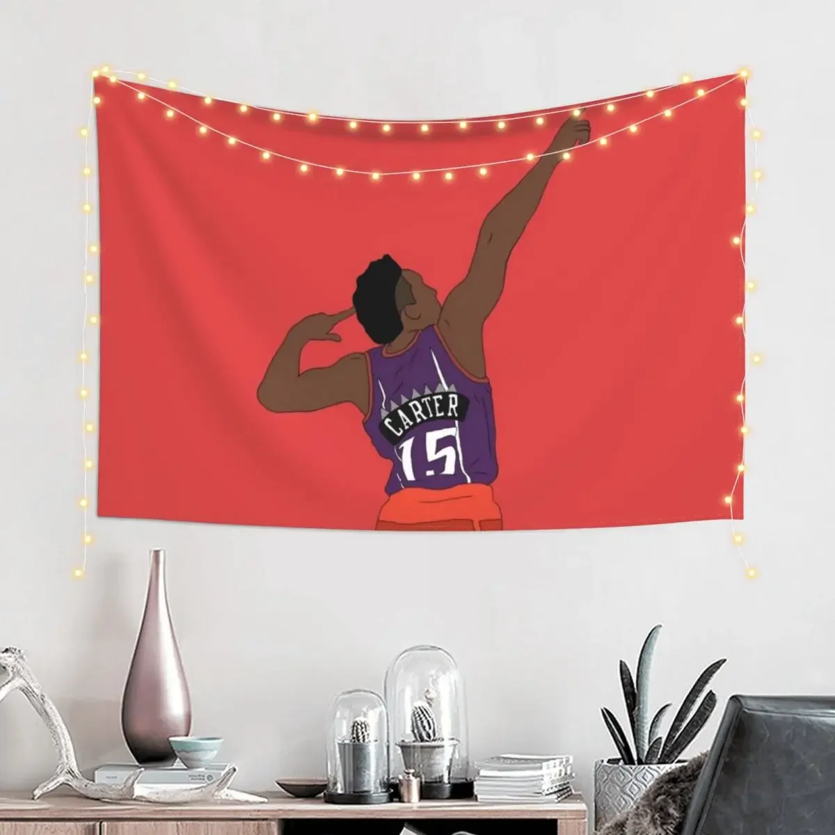 Donovan Mitchell Vinsanity Celebration Tapestry Bedroom Decor Aesthetic Wall Hanging Tapestry