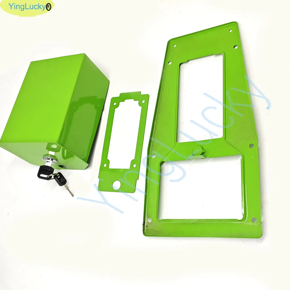 Arcade coin acceptor with arcade door to accept game tokens Multi-currency coin acceptor can for claw machines, swing machines