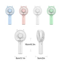 Portable Mini Fan USB Rechargeable Fans Handheld Fans Desk Table Fan Air Conditioner Mute Cooler for Outdoor Home Office School