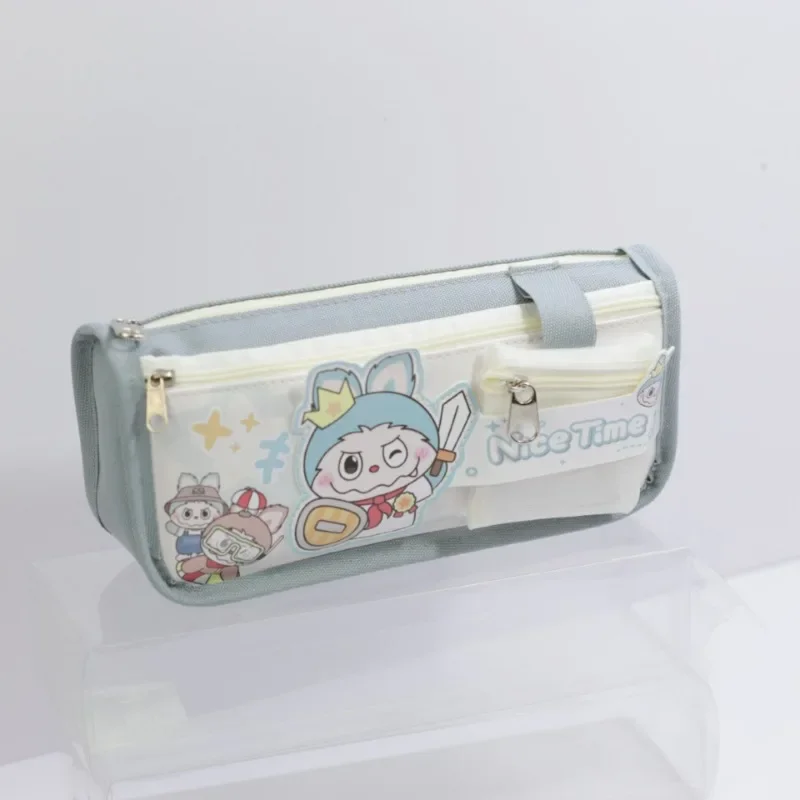 Hot selling Simple Cute Cartoon Large Capacity Wear resistant Multi functional Pen Box Student Stationery Storage Box