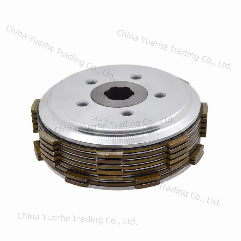 

Motorcycle Clutch Parts Drum Hub Assembly With Widen Friction Pressure Plate For Honda CG250 7pcs Friction Disc