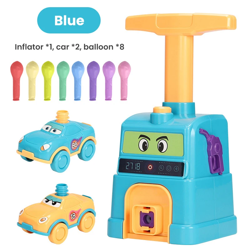 

Children's Balloon Car Launcher Toy Inflatable Hand Push Mini Balloon Party Supplies Preschool Education Science Toy Gift