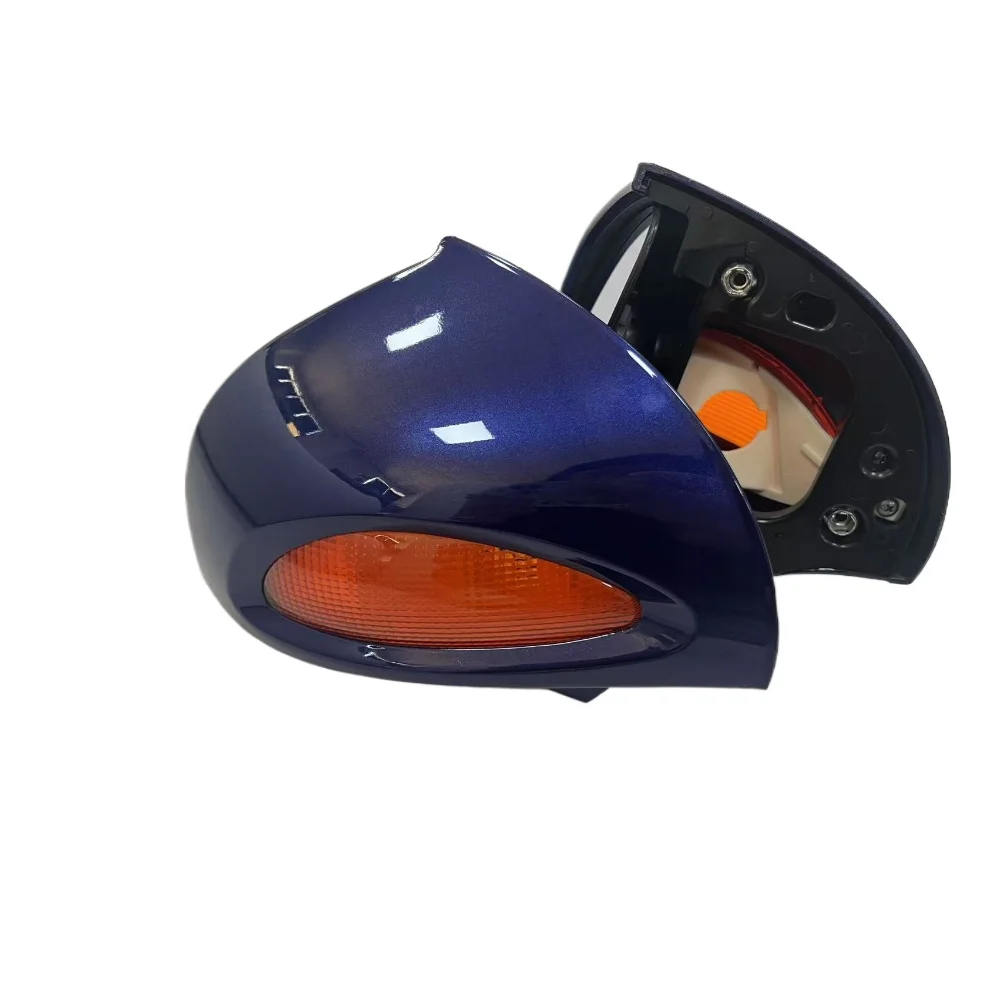 Dark Blue Motorcycle Rear View Mirrors Amber Turn Signals Cover Case for BMW R1100RT R1100RTP R1150RT