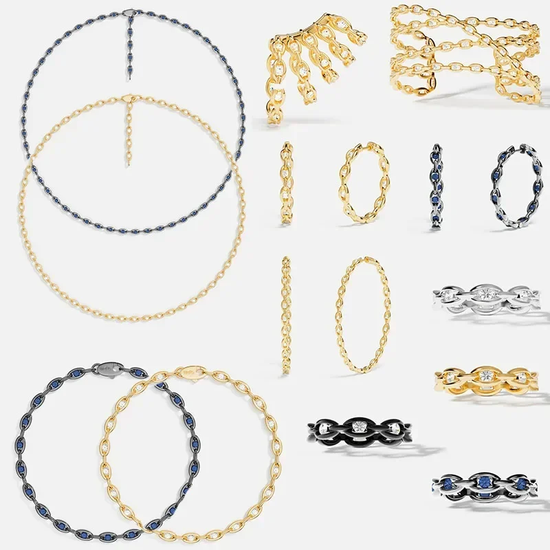 

LI KI 925 Silver High Quality 2025 New Exquisite Earrings Necklace Bracelet Ring For Women Luxury Designer Jewelry Free Shipping