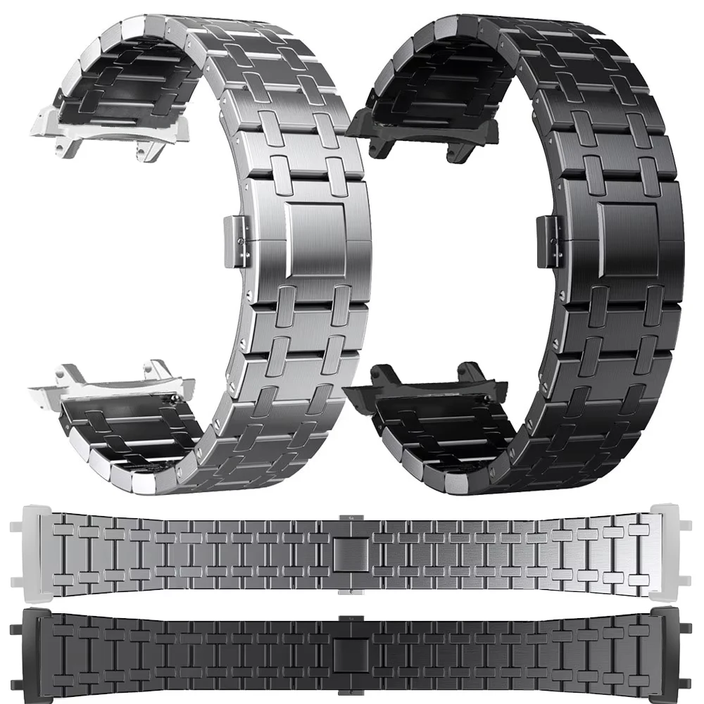 Stainless Steel Watchband for Amazfit T-REX 3 Smart Watch Luxury Metal Strap for Huami Amzafti T rex 3 Bracelet t-rex3 Wristband
