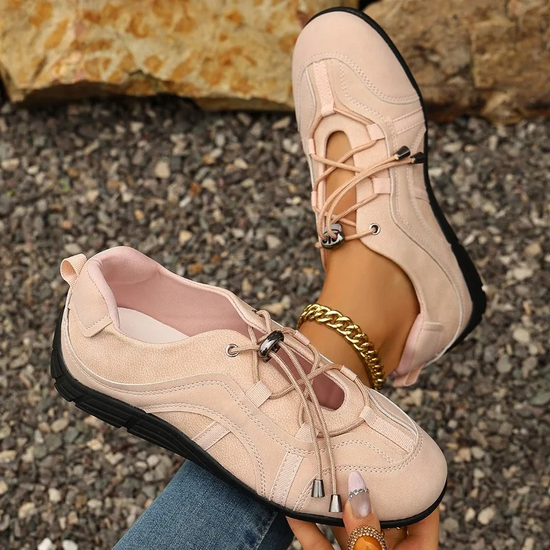 Spring and Autumn Women's Solid Color Comfortable Anti Slip Sneakers Women Casual Fashionable Shallow Mouth Vulcanized Shoes