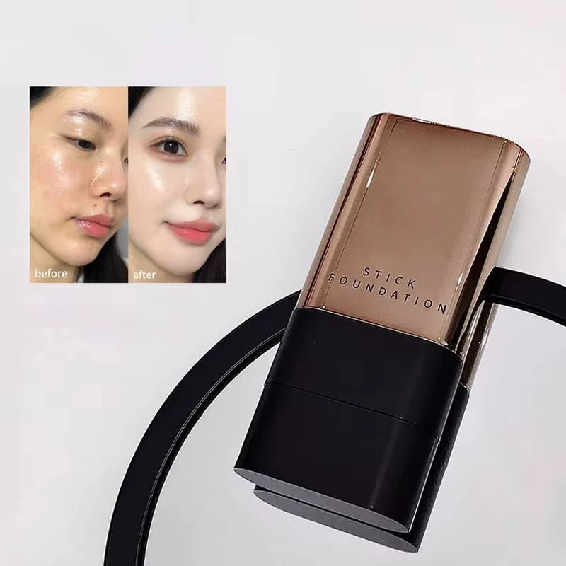 Foundation Stick Water Light Moisturize Concealer Facial Acne Black Eyes Brighten Weightlight Lasting Facial Contour Cosmetics