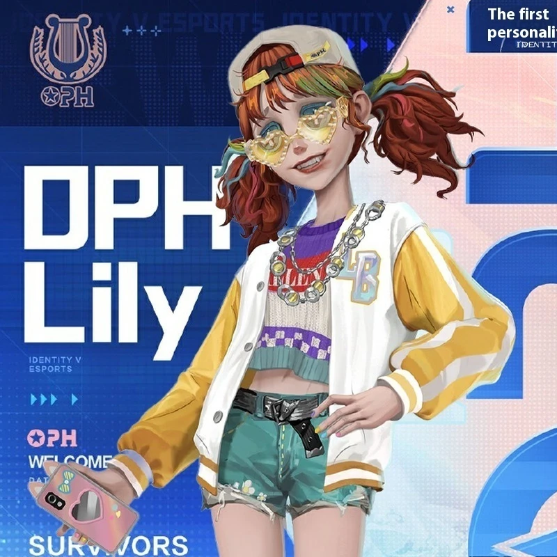 

Full Set OPH Esports Team Cosplay Uniform Women's Gaming Costume Cheerleader Suit Anime Derivative Action Toy Figure