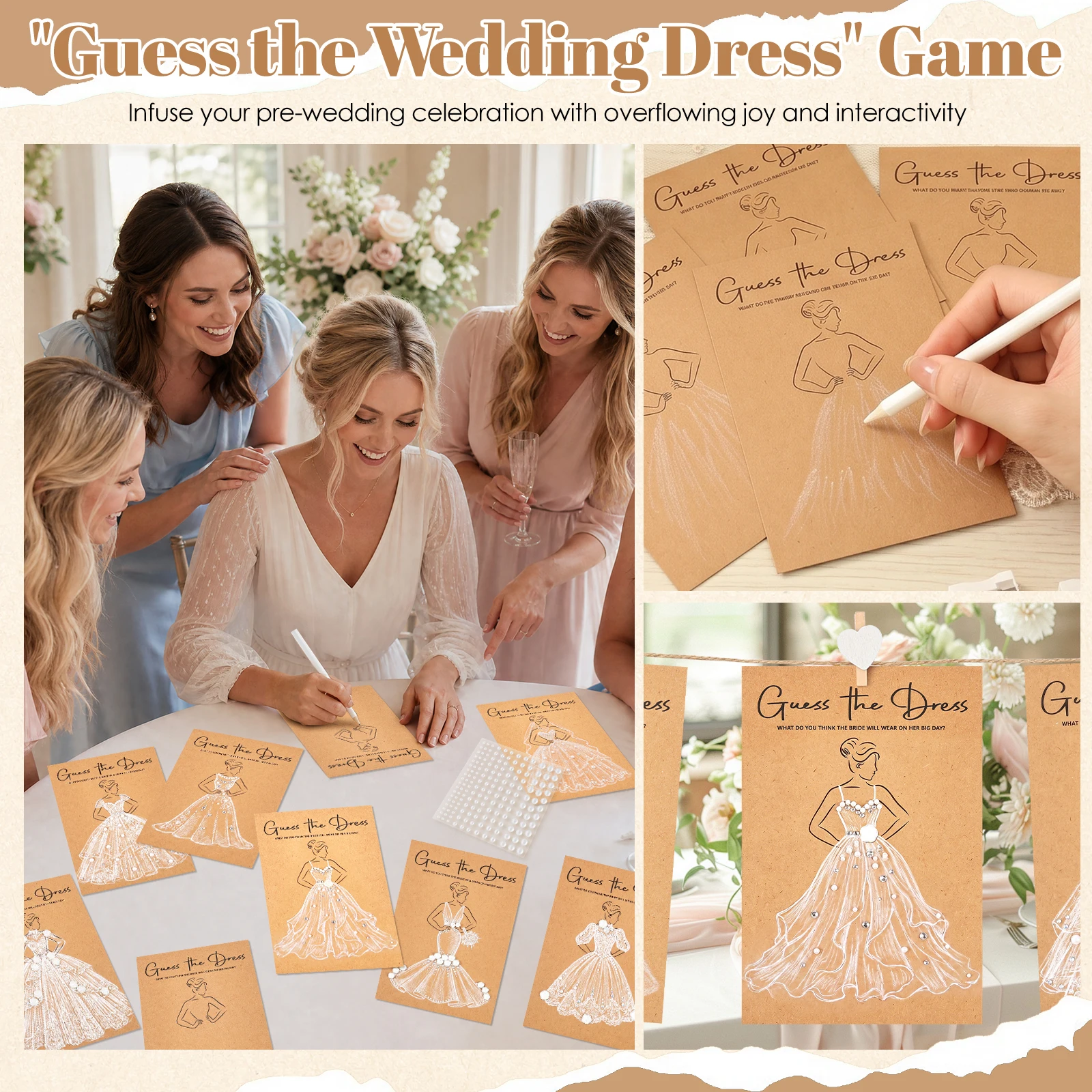 30 cartes de jeu de devinettes - Wedding Water Supply avis et prix