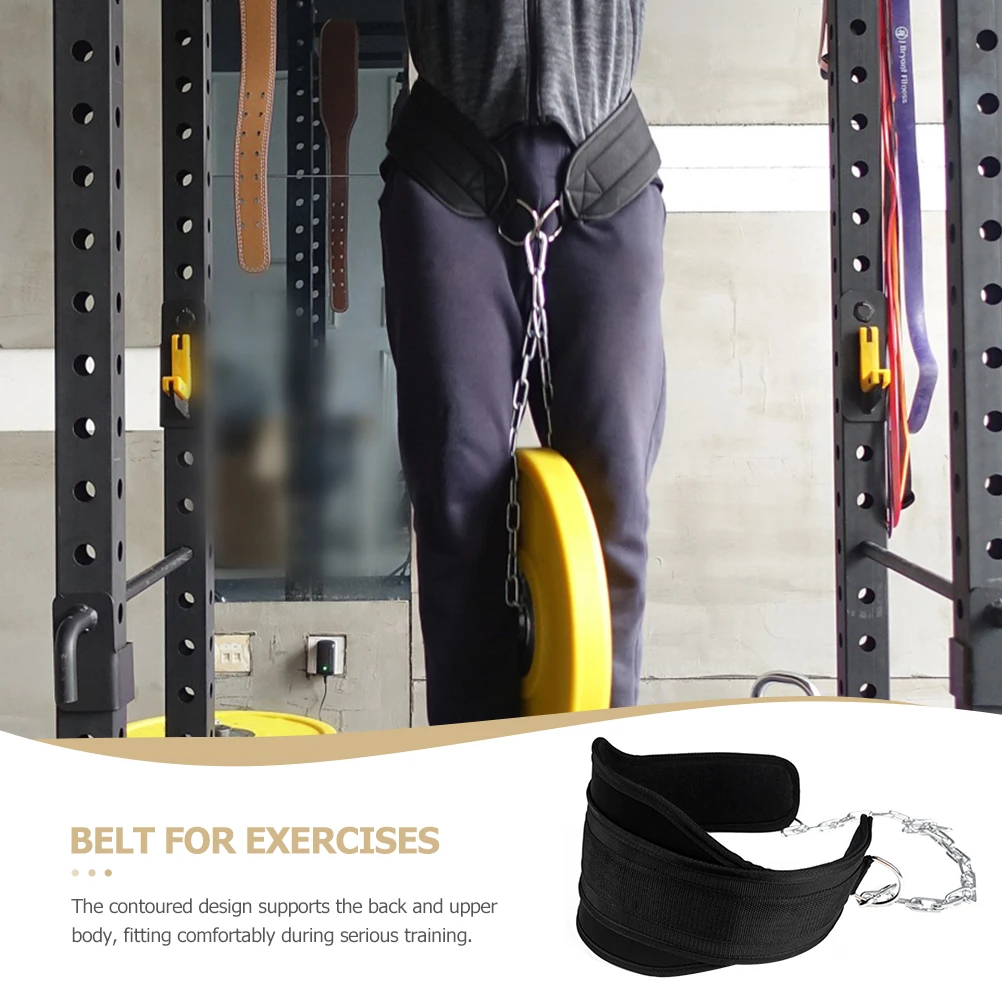 

Premium Nylon Weightlifting Belt For Bodybuilding Fitness Exercise Chain Resistance Strength Training Sports Barbell Belt