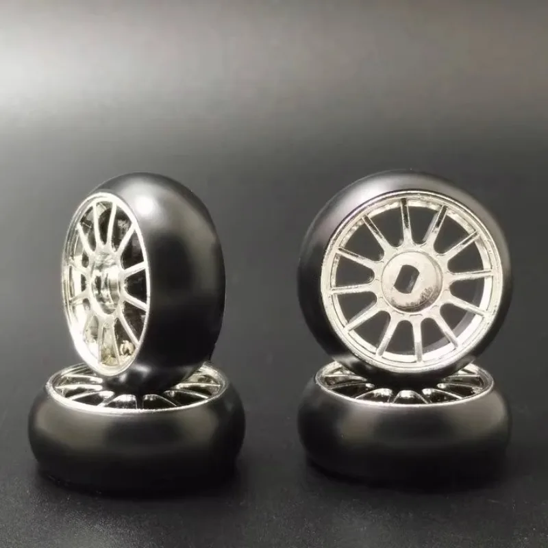 4 Uds. Rueda lisa de deriva de 24mm para WLtoys 1/28 K999 K969 K979 K989 P929 P939 mini-z-d-q Kyosho actualización RC accesorios de piezas de coche