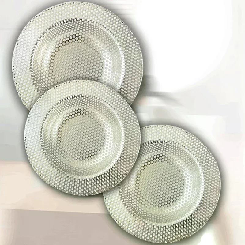 Kitchen Water Sink Filter Sink Mesh Strainer Kitchen Tool Stainless Steel Bathroom Floor Drain Cover Shower Hair Catche Stopp