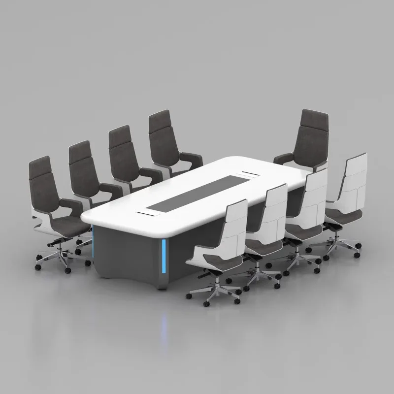 sense of technology, new oval commercial negotiation table, paperless office tables and chairs