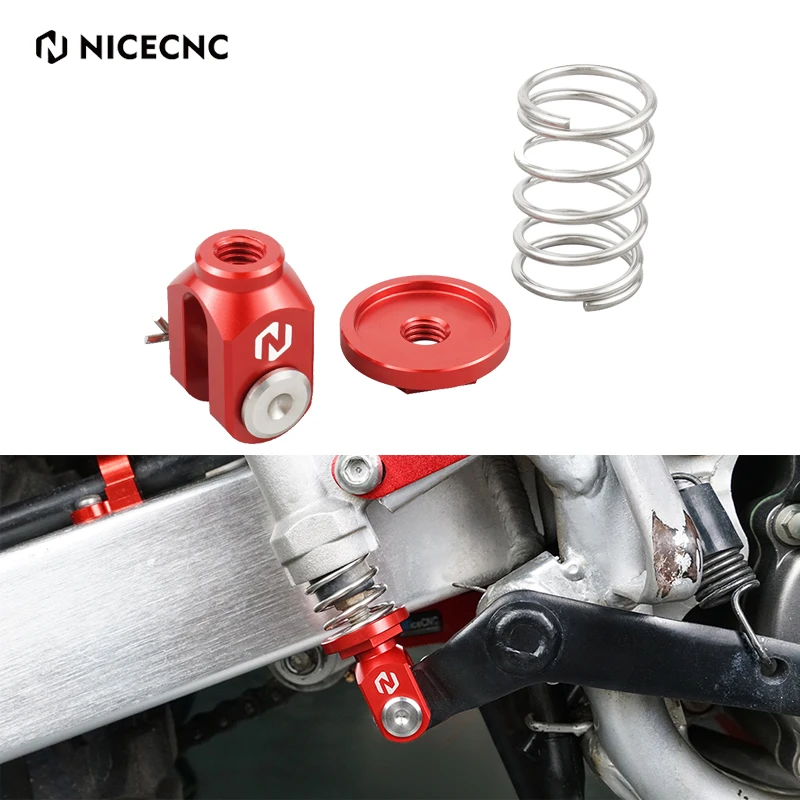 NICECNC For Honda XR650L XR 650L 1993-2025 2021 XR600R XR 600R 1993-2000 Motorcycle Rear Brake Pedal Return Spring Kit Aluminum