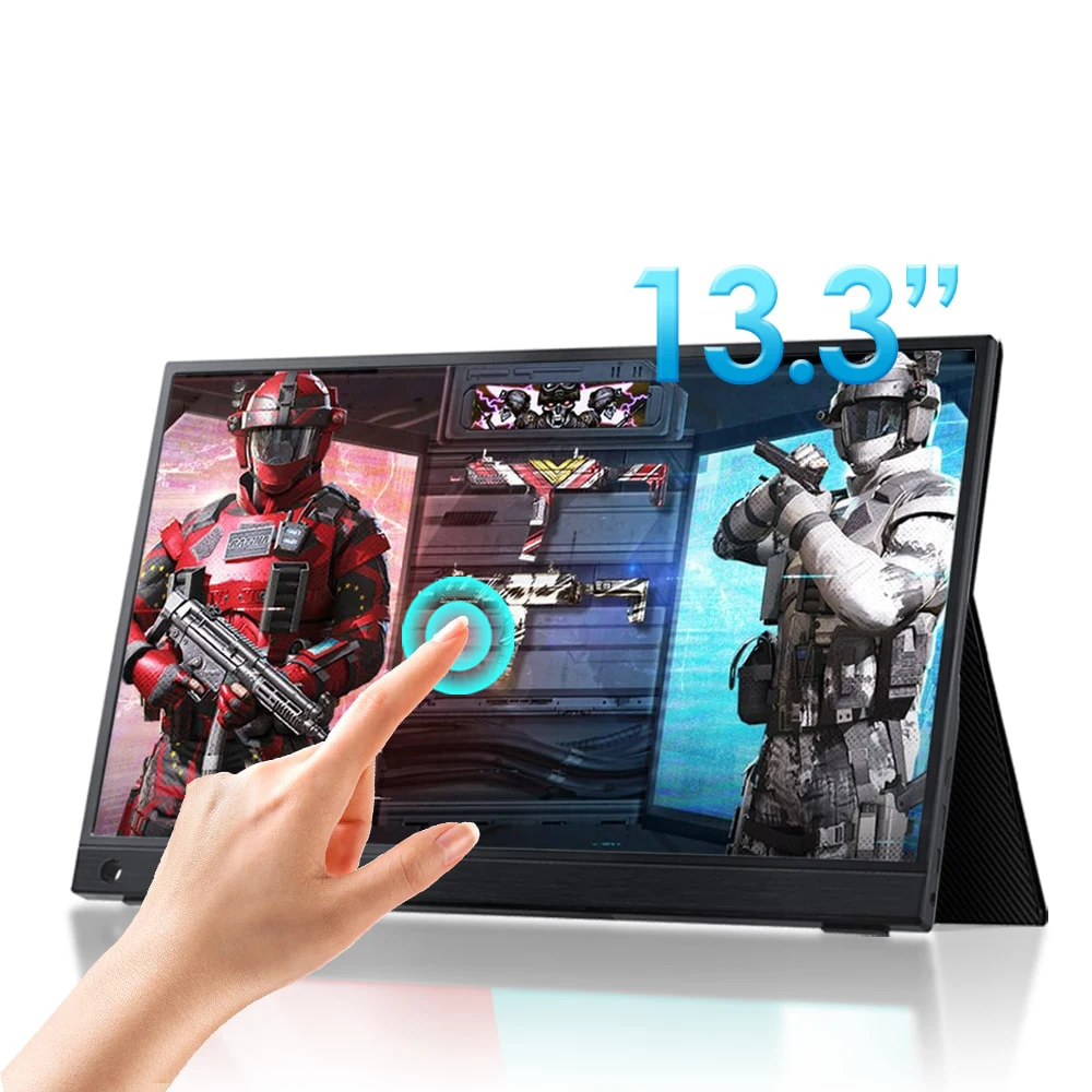 13 inch lcd 1080P gaming usb touch screen portable  for ps4 ps5 laptop Mac Smart Phone