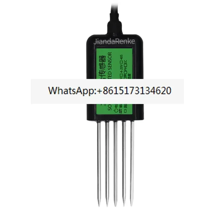 Smart integrated npk  conductivity temperature moisture ph 7 in 1 soil sensor for agriculture