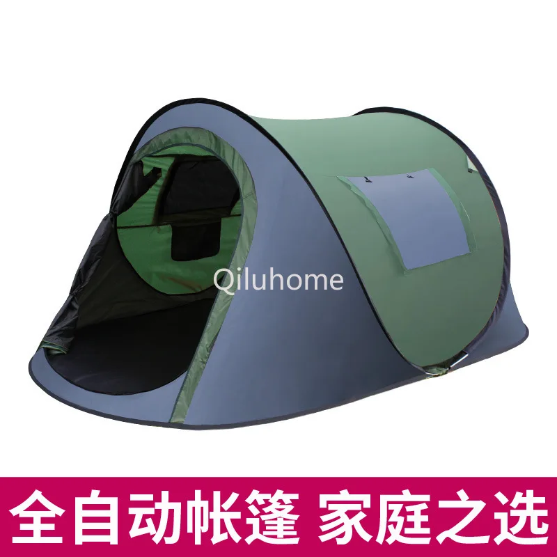 Tent Outdoor 3-4 People Automatic Camping Tent Double Camping Beach Boat Tent 2 People Simple Quickly Open Rainproof