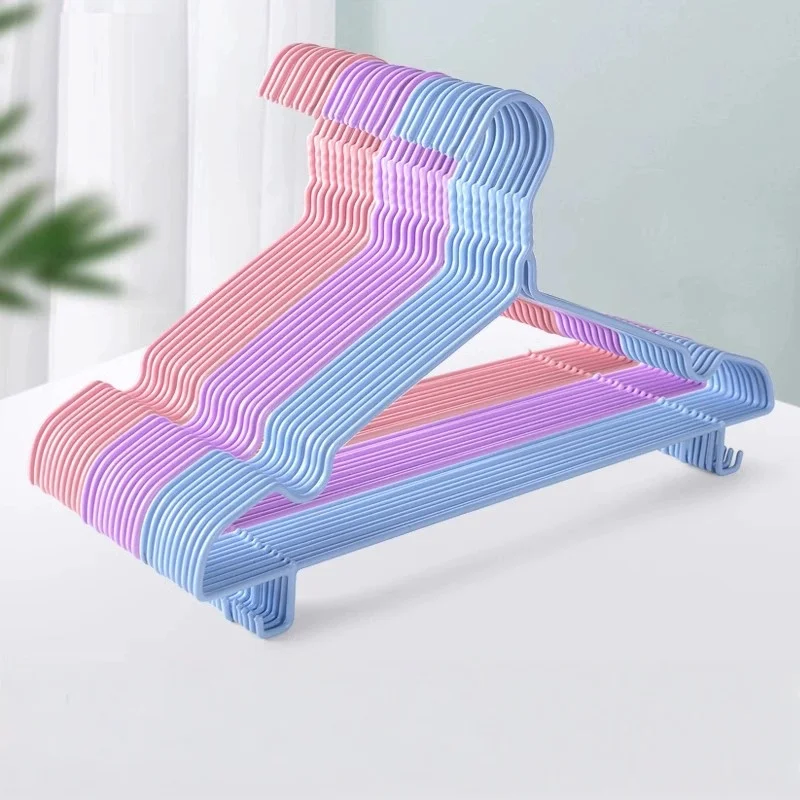 

20/10Pcs Clothes Hangers with Non-slip Design, Traceless Clothes Racks, Sturdy Heavy Duty Coat Durable Hangers