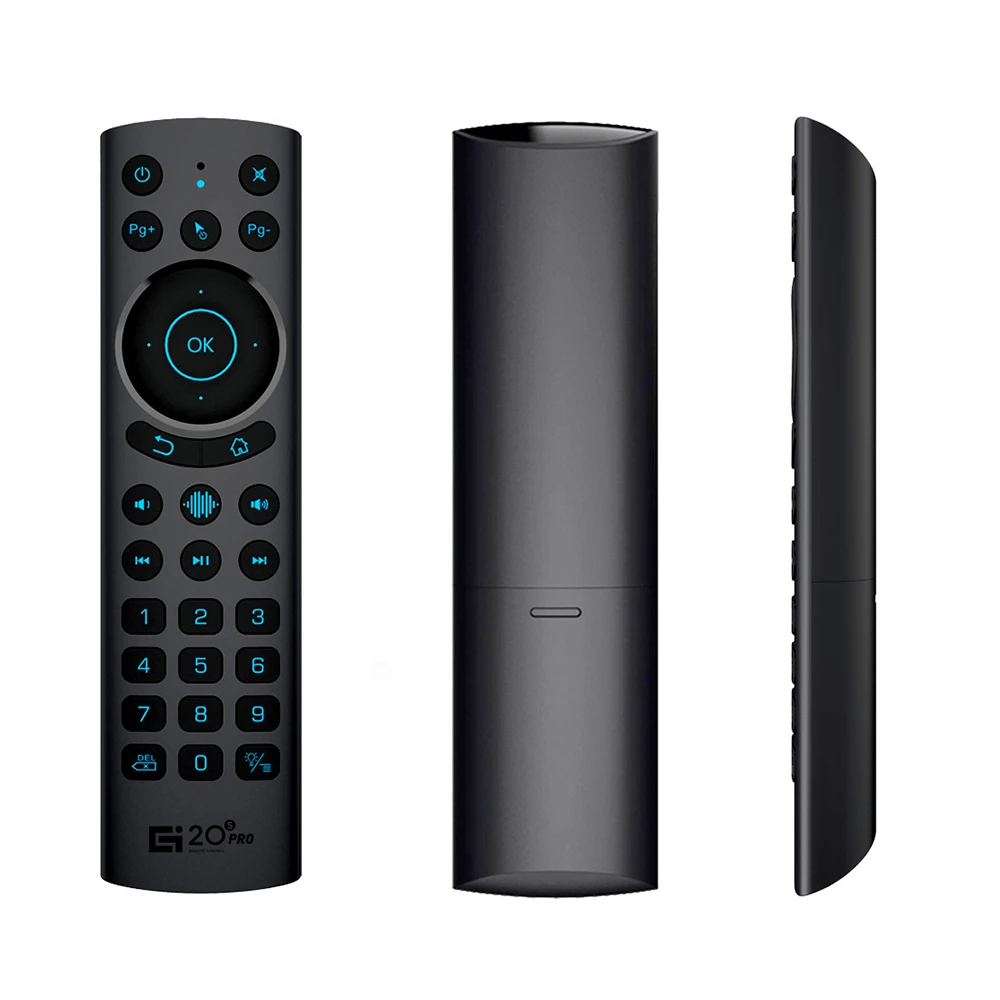 G20 BTS Plus Inteligentny pilot głosowy 2.4G Bezprzewodowy podświetlany żyroskop BT5.0 Air Mouse Nauka na podczerwień dla Android TV Box G20S PRO