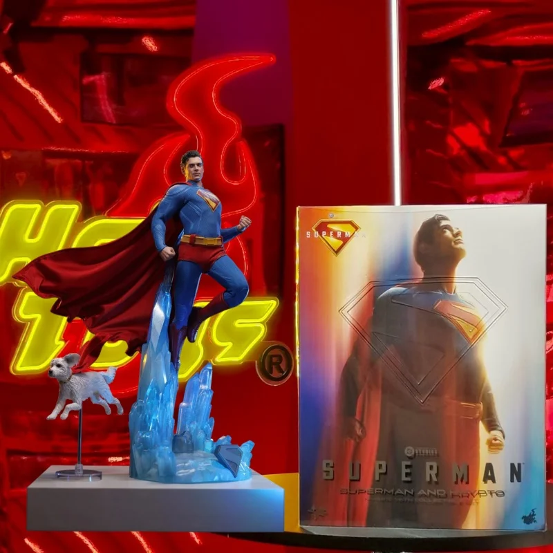 

In Stock Original Hottoys Ht 1/6 Mms812《Superman》Superman&Krypto Action Figure Collectable Model Surprise Birthday/Xmax Toy Gift