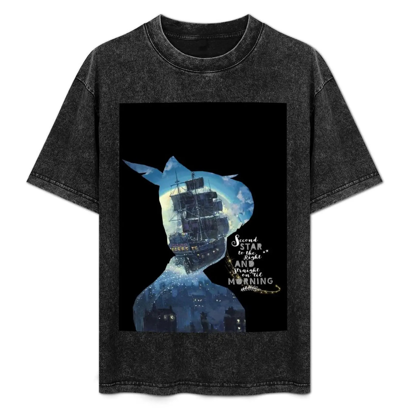 

The second star to the right! T-Shirt Personalized t-shirt heavyweights sweat Blouse mens white t shirts