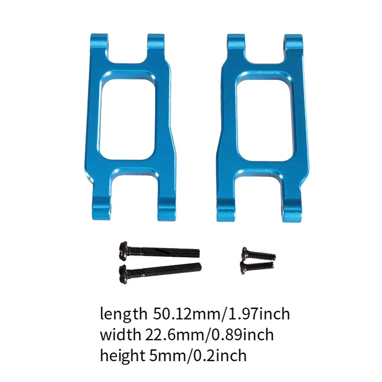 Brazos inferiores traseros de coche RC 1:18, brazos de control inferiores de coche RC de metal para