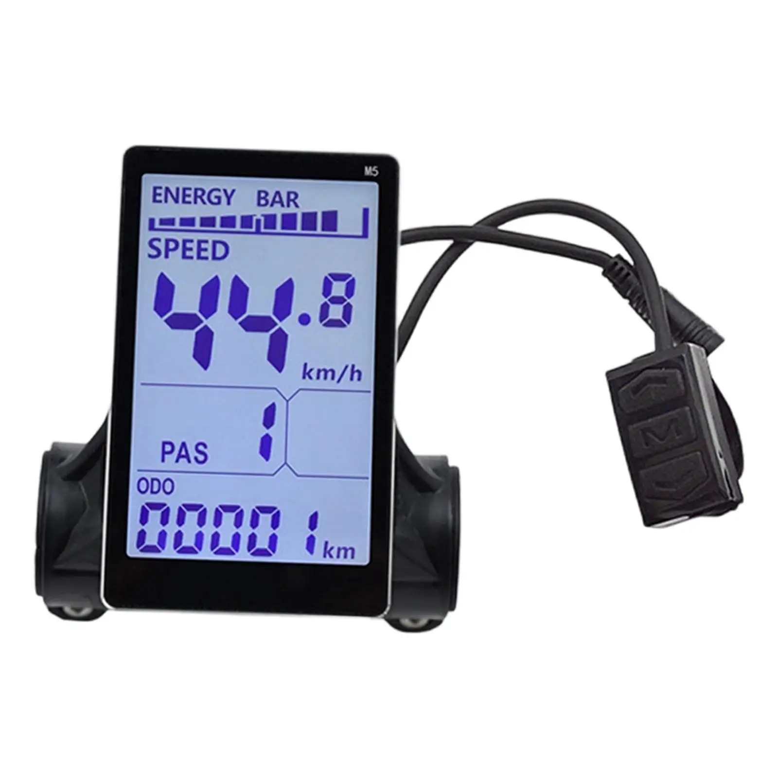 

ЖК-дисплей для электрического велосипеда, диаметр 25,4 мм, 5-контактный аксессуар для проводки, многофункциональный совместимый высокопроизводительный велосипедный компьютер