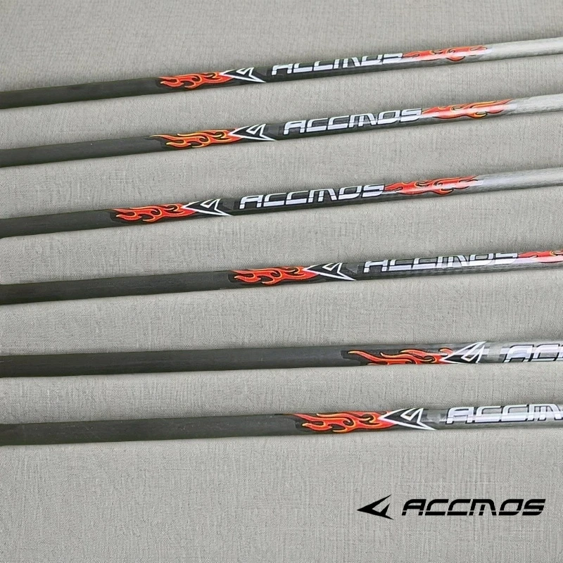 6/12 pièces ID4.2mm flèche arbre colonne vertébrale 150-1800 32 pouces pur carbone flèche arbre pour arc et flèches chasse tir bricolage