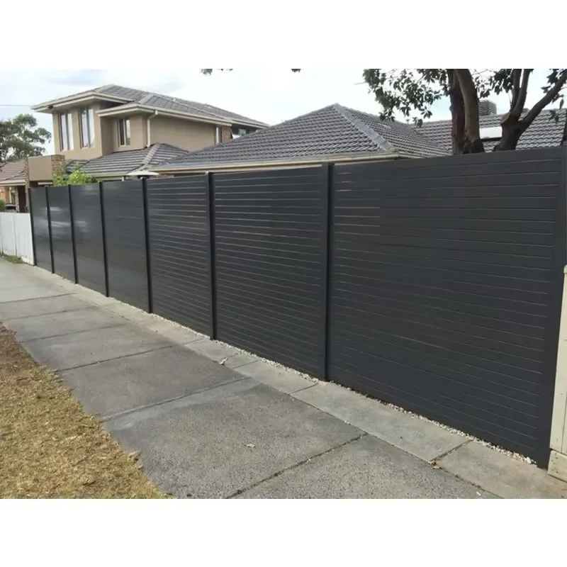 CHANGYI Customized Modern Design Outdoor Aluminum Privacy Fence Panels Easily Assembled Privacy Screen