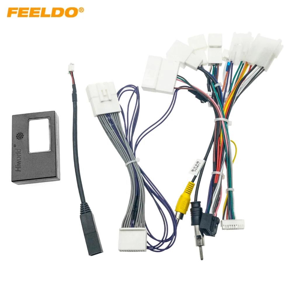 

Car Audio 16pin Wiring Harness Wire cable For Toyota Vizi/RAV4/Sienna/Corolla Stereo Installation Wire Adapter