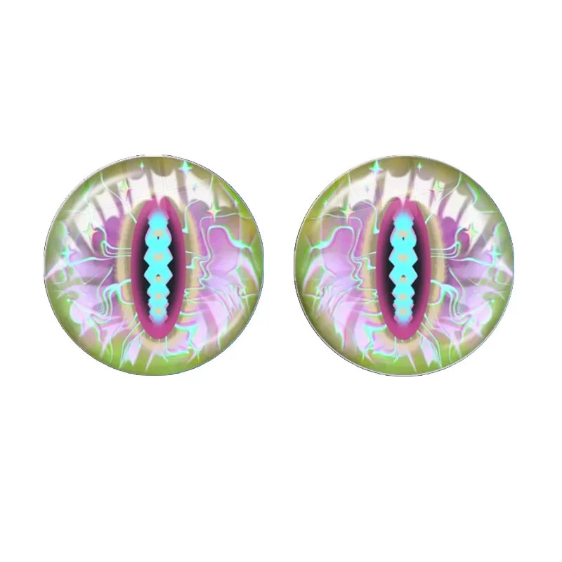 Blyth Doll Eyes Ob11 BJD DOLL Cthulhu Style Round Cabochon Glass 12MM-30MM Eye DIY Jewelry Accessory MIX Pupil Gothic Eye Chip 6