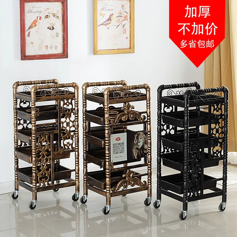 Beauty salon special bar car hair salon barber rack barber shop perm and dyeing cart tool cabinet