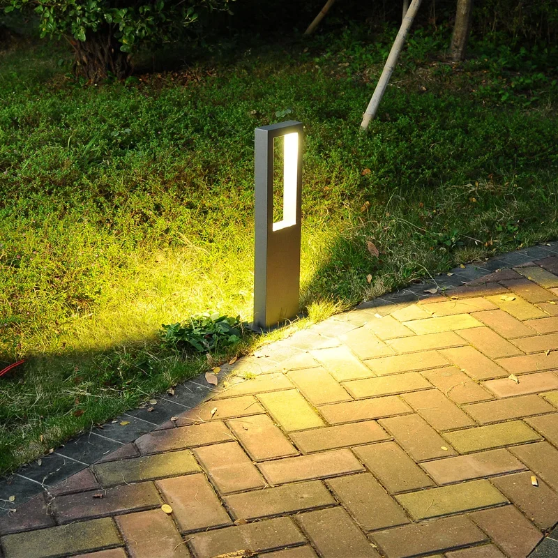 Outdoor Waterproof (Ip55) Lawn Lamp Simple Modern Garden Landscape Lights Garden Villa Garden Led Lights