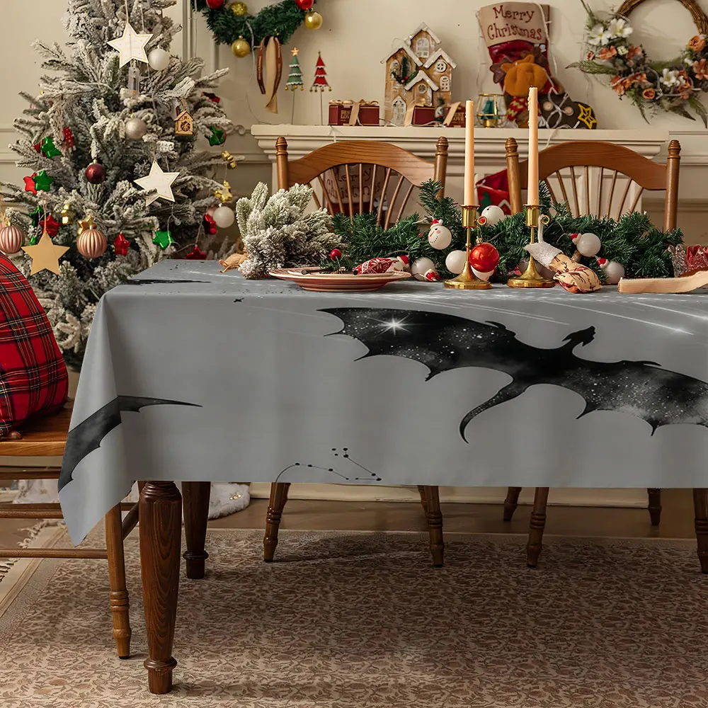 Mystic Eye Vortex Table Cloth Waterproof Tablecloth Spill Proof Table Cloth, Wipe Clean Table Cloth for Dining Camping