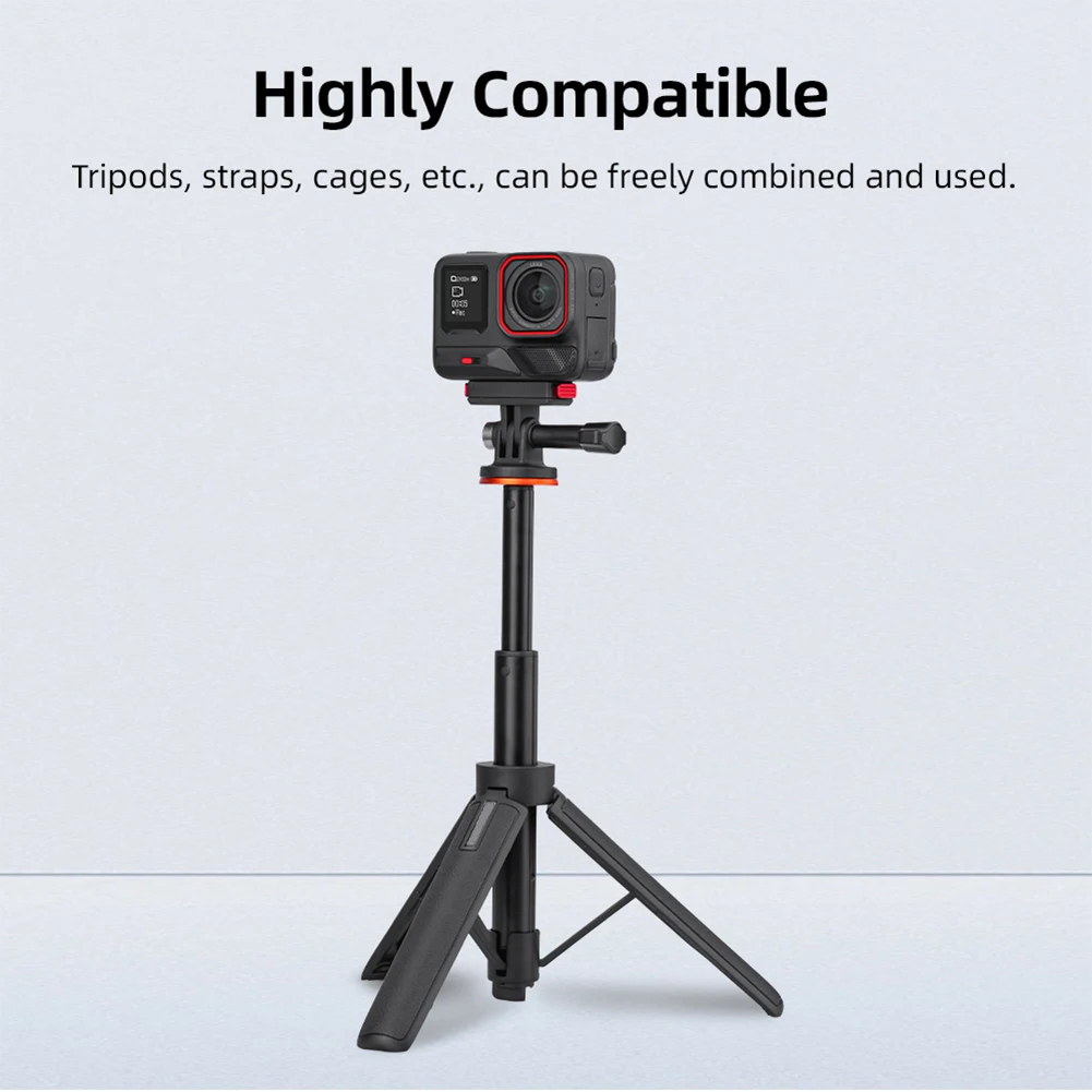 인스타360 에이스 프로 2 / 에이스 프로 / 에이스용 퀵 릴리즈 마그네틱 어댑터 플레이트 스탠드 홀더 확장 조절 가능 베이스 마운트 브래킷