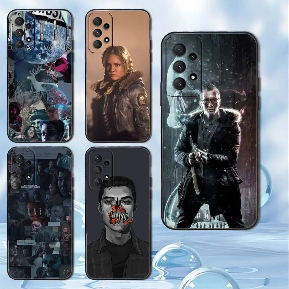 

U-Until D-Dawn Game Phone Case For Samsung Galaxy A13,A21s,A22,A31,A32,A52,A53,A71,A80, Soft Black Cover