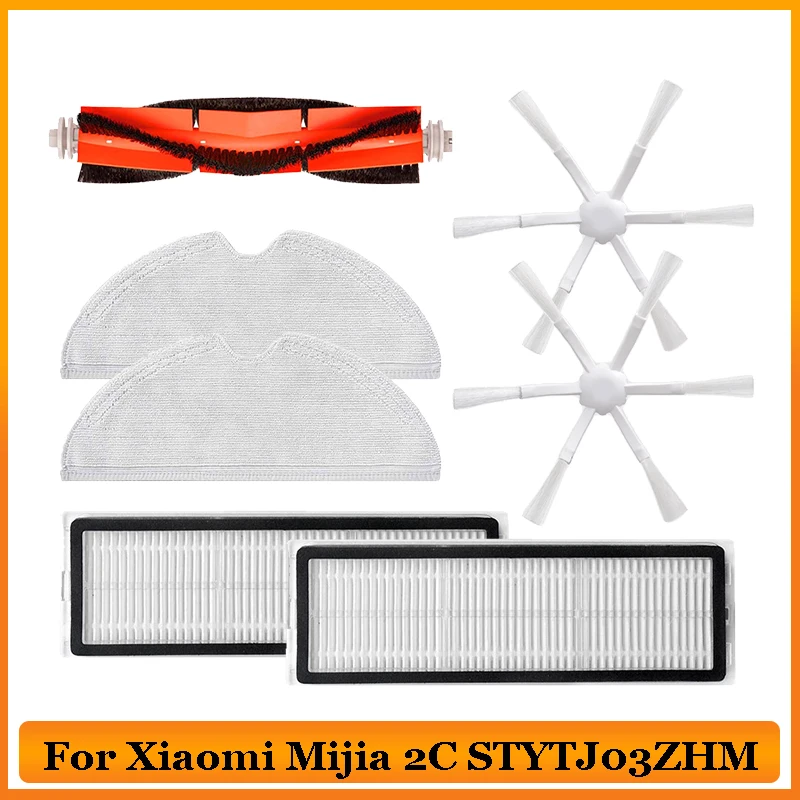 For XiaoMi Mi Robot Vacuum-Mop 1C STYTJ01ZHM 1T STYTJ02ZHM 2C STYTJ03ZHM Dreame F9 Parts HEPA Filter Mop Cloth Main Side Brush