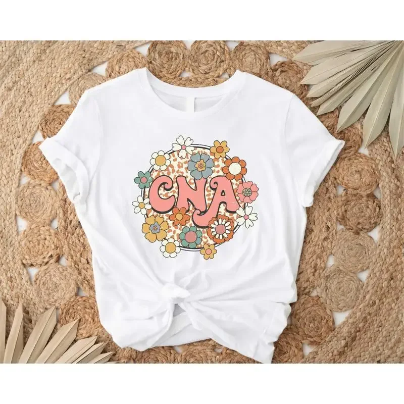 CNA T Shirt Nurse s Floral Graduation Nursing Assistant
