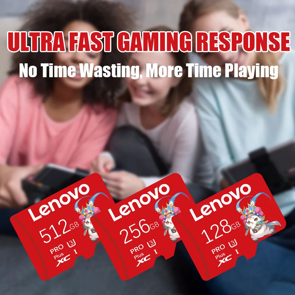بطاقة ذاكرة Lenovo 2 تيرا بايت 1 تيرا بايت فئة 10 A2 Ultra Micro SD بطاقة SD 256 جيجابايت 512 جيجابايت Cartao De Memoria 128 جيجابايت للأجهزة الرقمية للكاميرا