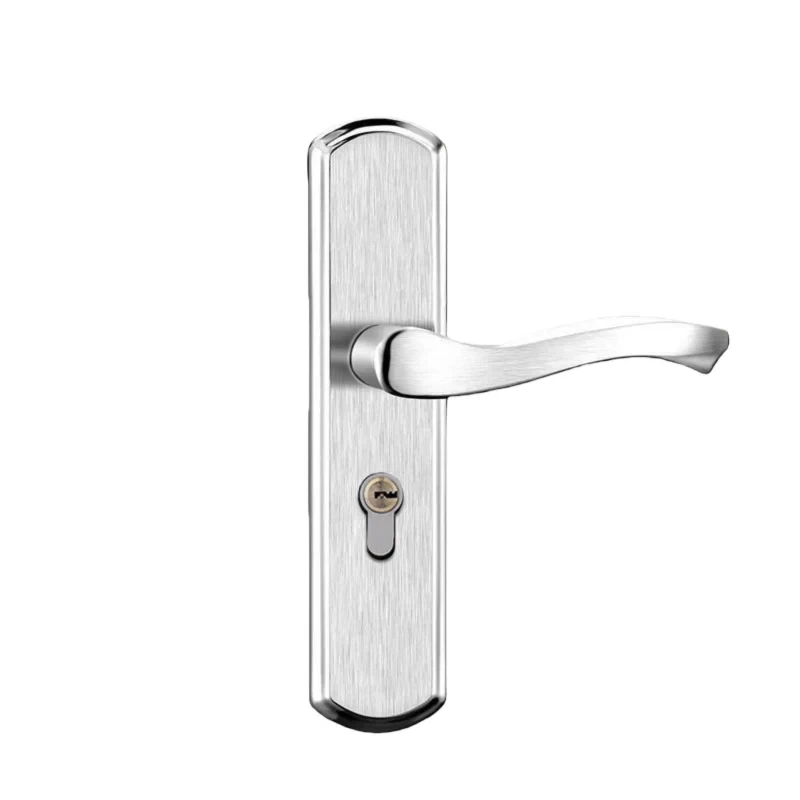 

Универсальный дверной замок из нержавеющей стали для внутренних дверей, регулируемая ручка для деревянных дверей, защита от взлома, для спальни, для дома