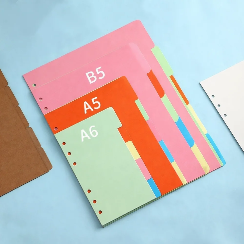 Tab Divider A4 - Séparateurs d'index à onglets pour classeur